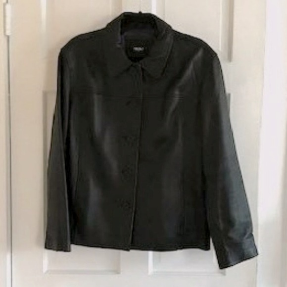 Black Leather Jacket - Picture 1 of 6